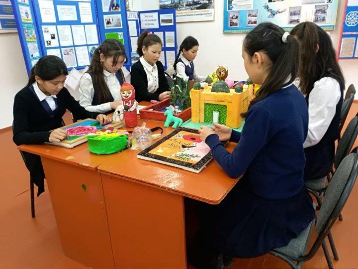 Көркем еңбек пәнінен атқарылған жұмыстар 
