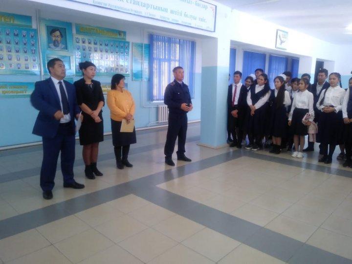 Мектеп инспекторы Дәулет Хасановпен кездесу өткізілді