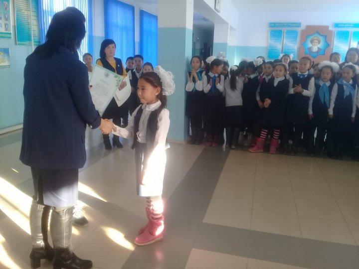 25 қараша күні Жас ұлан ұйымының мүшелері мен көшбасшыларының ұйымдастыруымен оқушылар арасында сурет байқауы өтті. 