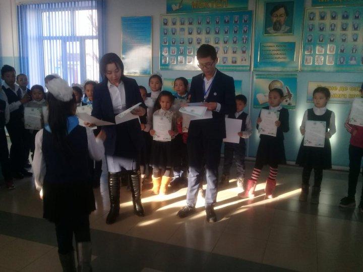 25 қараша күні Жас ұлан ұйымының мүшелері мен көшбасшыларының ұйымдастыруымен оқушылар арасында сурет байқауы өтті. 