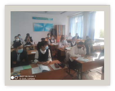 2021-2022 оқу жылында Әйтеке би атындағы орта мектебінің 10- сынып оқушыларымен бағдарлы оқыту бойынша түсінік жұмыстары жүргізілді.